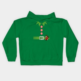 1980s Matching Family Christmas Santa  helper elf Kids Hoodie